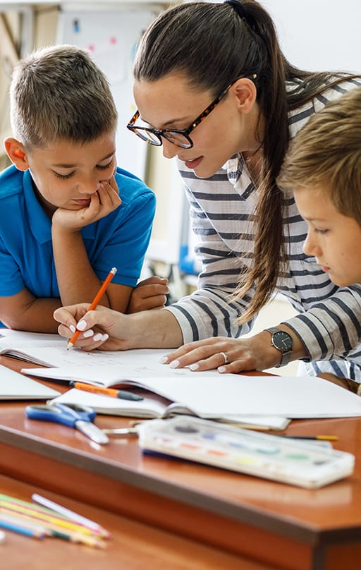 Children learning